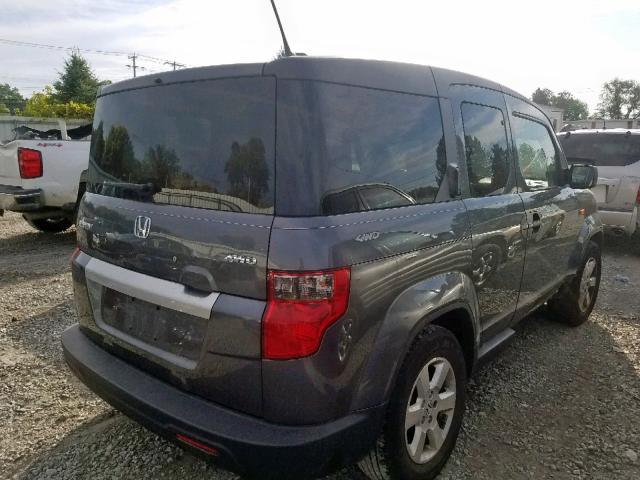 5J6YH2H71BL003235 - 2011 HONDA ELEMENT EX GRAY photo 4