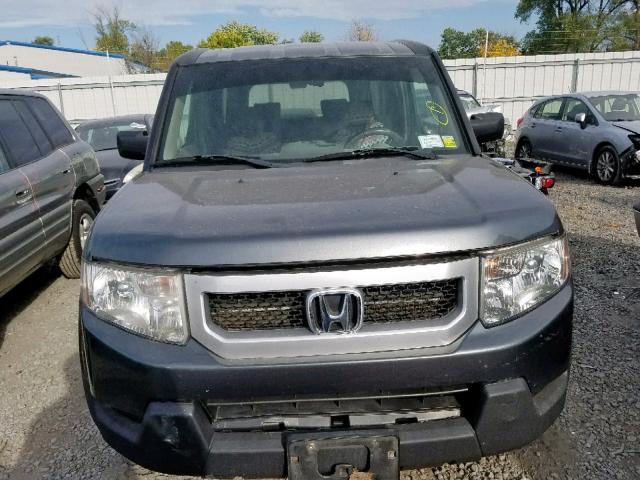 5J6YH2H71BL003235 - 2011 HONDA ELEMENT EX GRAY photo 9