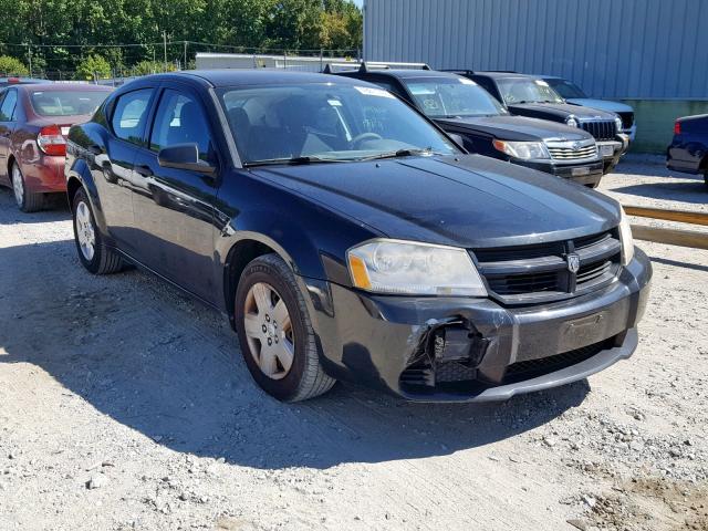 1B3CC4FD2AN193599 - 2010 DODGE AVENGER SX BLACK photo 1