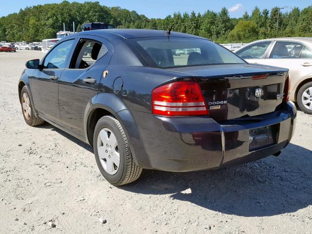 1B3CC4FD2AN193599 - 2010 DODGE AVENGER SX BLACK photo 3