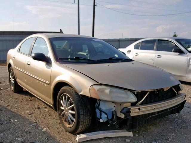 1C3EL56U01N541434 - 2001 CHRYSLER SEBRING LX GOLD photo 1