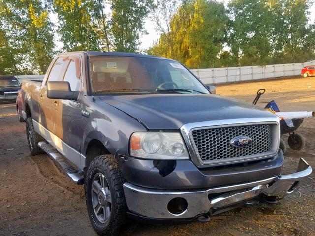 1FTPW14V17FA57551 - 2007 FORD F150 SUPER GRAY photo 1