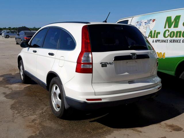 3CZRE3H3XBG704823 - 2011 HONDA CR-V LX WHITE photo 3