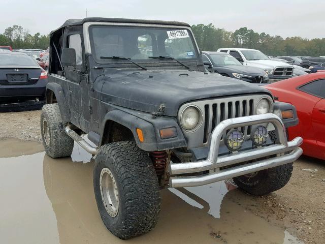 1J4FA39S92P744178 - 2002 JEEP WRANGLER / BLACK photo 1