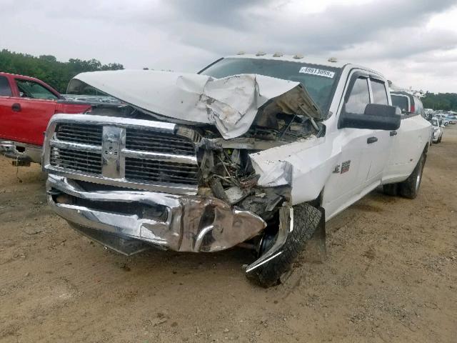 3C63DRGL1CG143729 - 2012 DODGE RAM 3500 S WHITE photo 2