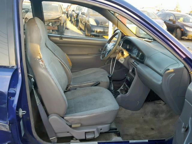 KNJLT05H1V6217285 - 1997 FORD ASPIRE BLUE photo 5