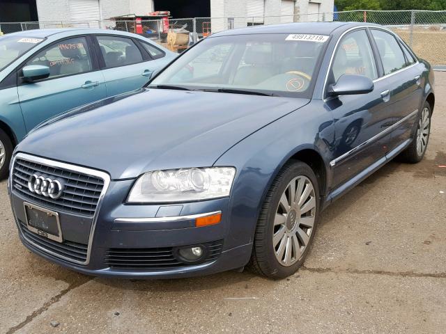 WAULL44E06N005953 - 2006 AUDI A8 4.2 QUA GRAY photo 2