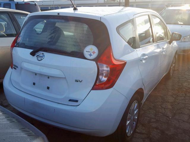 3N1CE2CP1FL409416 - 2015 NISSAN VERSA NOTE WHITE photo 4