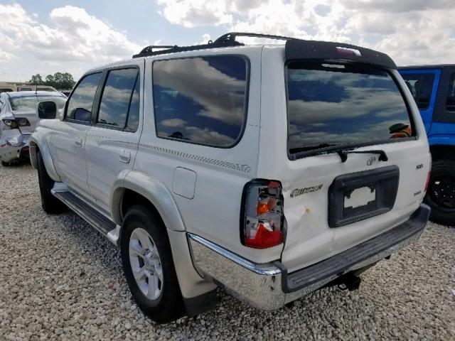 JT3GN86R0Y0146984 - 2000 TOYOTA 4RUNNER SR WHITE photo 3