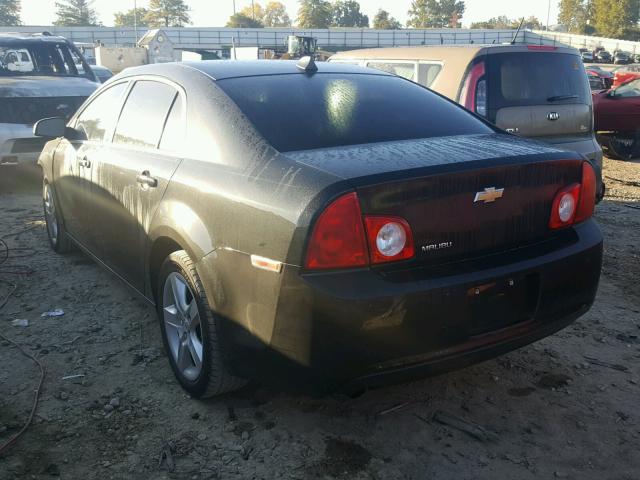 1G1ZB5E07CF266519 - 2012 CHEVROLET MALIBU LS 黑色 照片 3