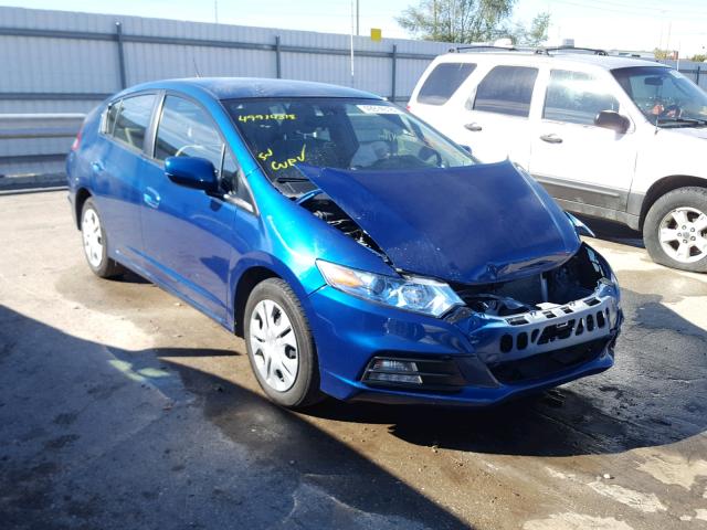 JHMZE2H58ES002545 - 2014 HONDA INSIGHT LX BLUE photo 1