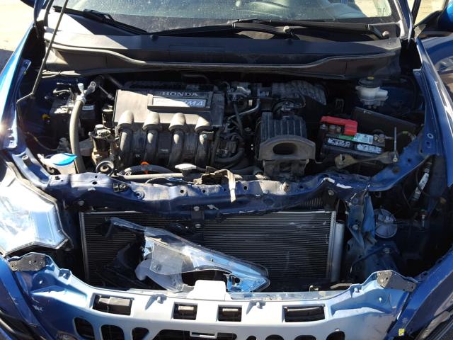 JHMZE2H58ES002545 - 2014 HONDA INSIGHT LX BLUE photo 7