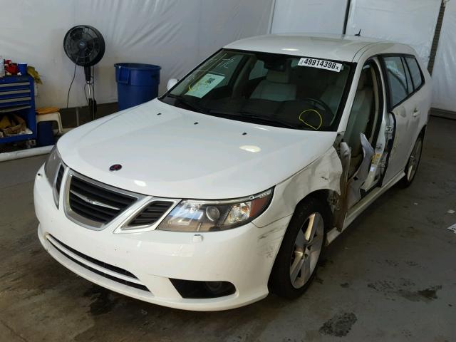 YS3FA5CY0B1304148 - 2011 SAAB 9-3 2.0T WHITE photo 2