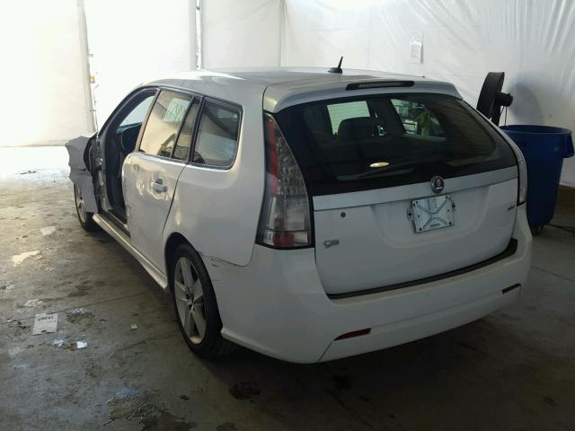 YS3FA5CY0B1304148 - 2011 SAAB 9-3 2.0T WHITE photo 3