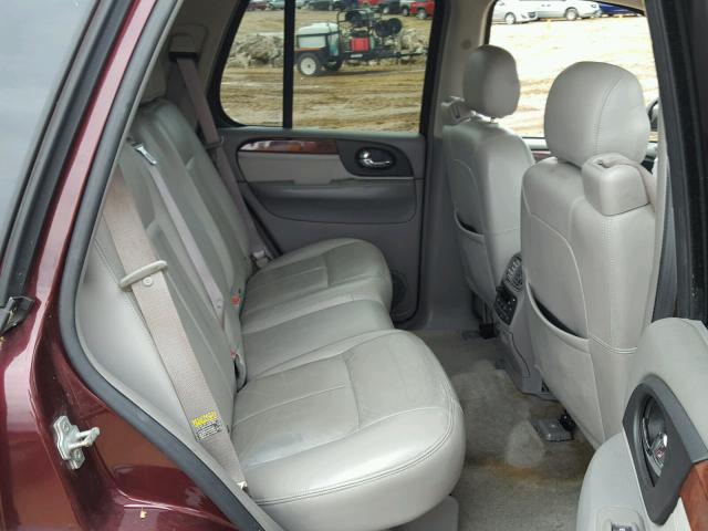 1GKDS13S662207654 - 2006 GMC ENVOY MAROON photo 6