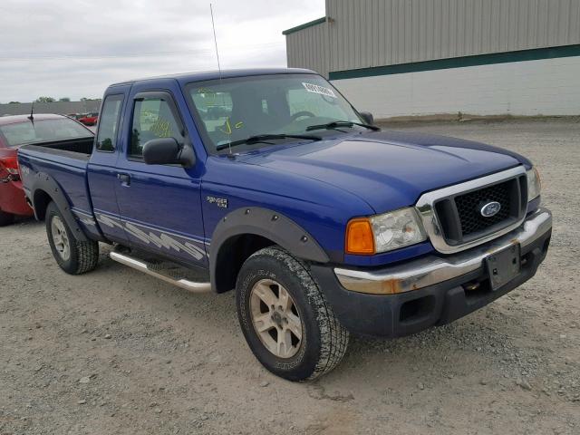 1FTYR15E64TA12015 - 2004 FORD RANGER SUP BLUE photo 1