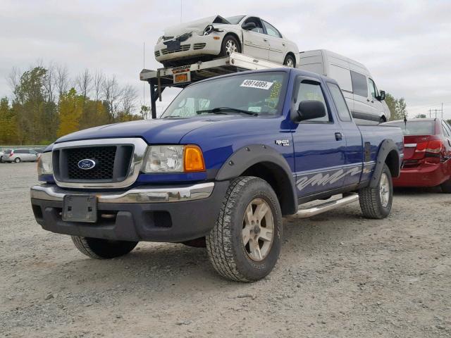 1FTYR15E64TA12015 - 2004 FORD RANGER SUP BLUE photo 2