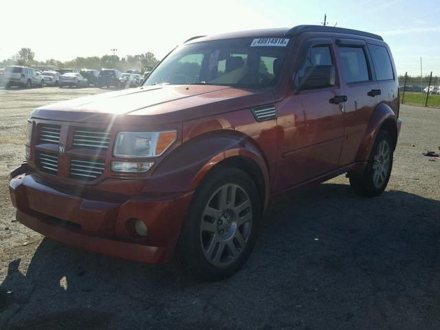 1D8GU58637W683846 - 2007 DODGE NITRO R/T RED photo 2