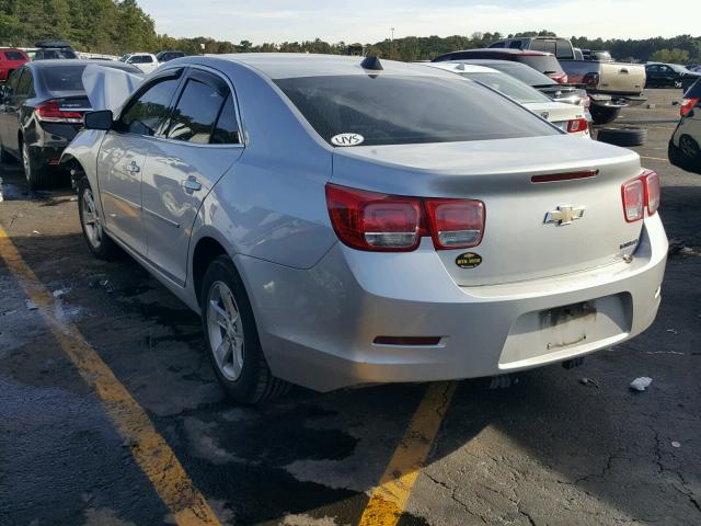 1G11B5SAXDF220369 - 2013 CHEVROLET MALIBU LS 银色 照片 3