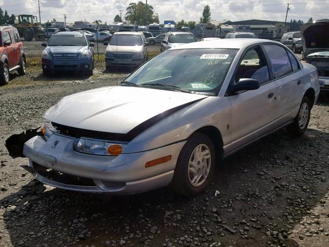 1G8ZF52812Z191247 - 2002 SATURN SL SILVER photo 2