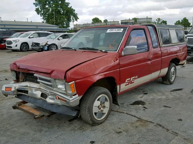 1N6HD16S0MC397751 - 1991 NISSAN TRUCK KING RED photo 2