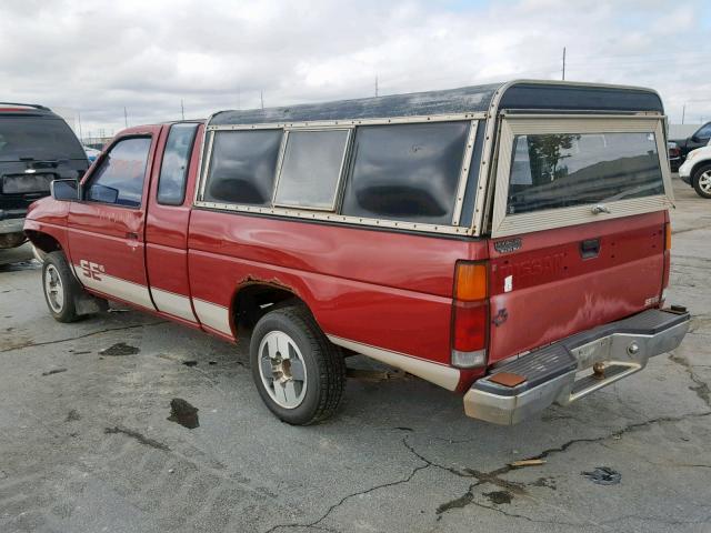 1N6HD16S0MC397751 - 1991 NISSAN TRUCK KING RED photo 3