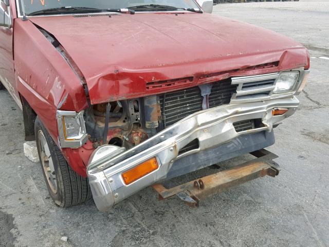 1N6HD16S0MC397751 - 1991 NISSAN TRUCK KING RED photo 9