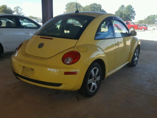 3VWRR31C56M406110 - 2006 VOLKSWAGEN NEW BEETLE YELLOW photo 4