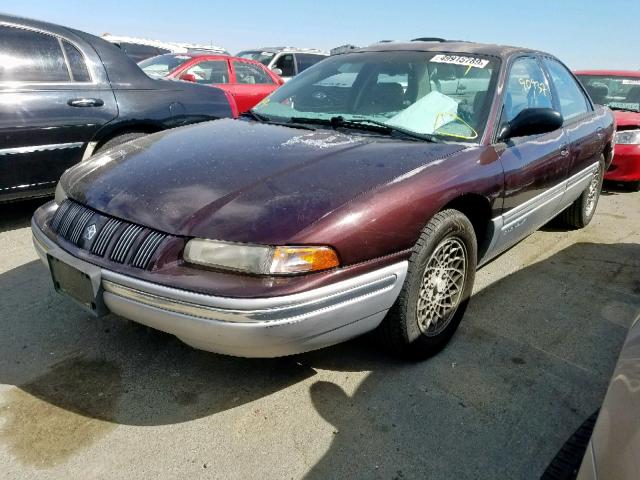 2C3EL56T3RH236537 - 1994 CHRYSLER CONCORDE MAROON photo 2