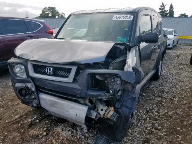 5J6YH28675L029267 - 2005 HONDA ELEMENT EX GRAY photo 2