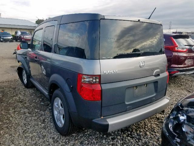 5J6YH28675L029267 - 2005 HONDA ELEMENT EX GRAY photo 3