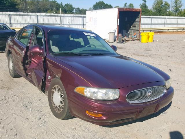 1G4HP54K334139541 - 2003 BUICK LESABRE CU BURGUNDY photo 1