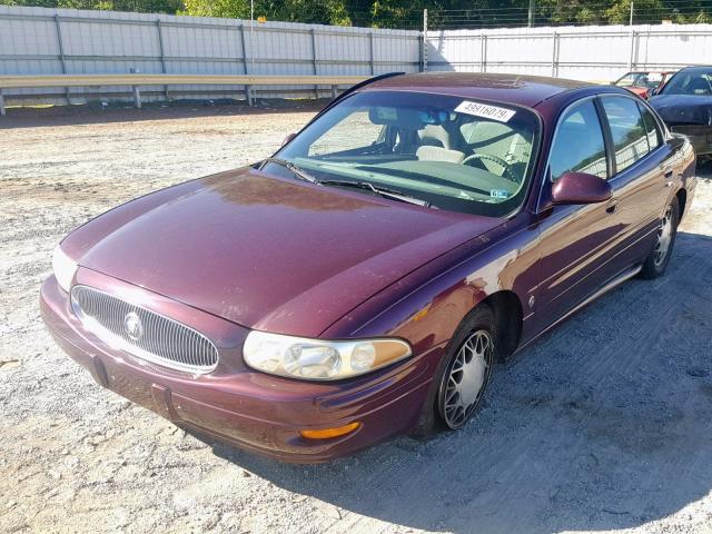 1G4HP54K334139541 - 2003 BUICK LESABRE CU BURGUNDY photo 2