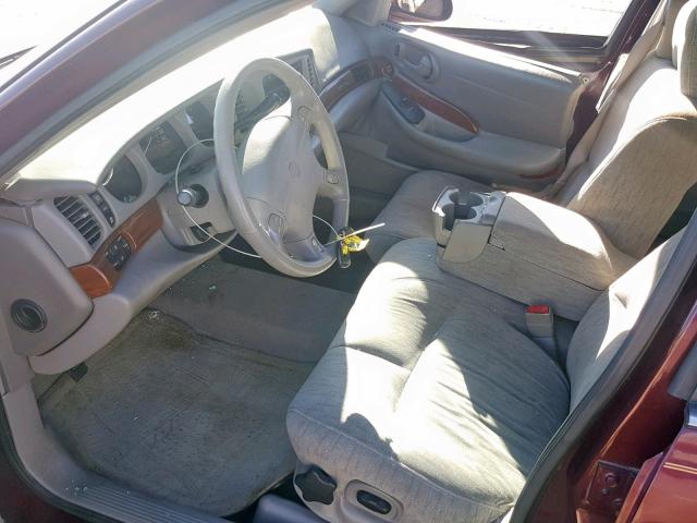 1G4HP54K334139541 - 2003 BUICK LESABRE CU BURGUNDY photo 5