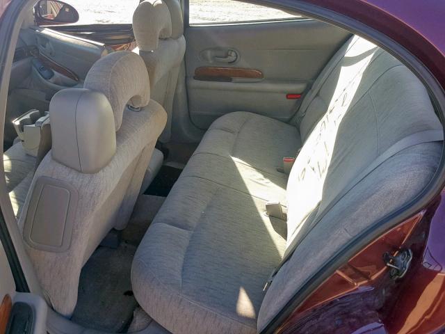 1G4HP54K334139541 - 2003 BUICK LESABRE CU BURGUNDY photo 6