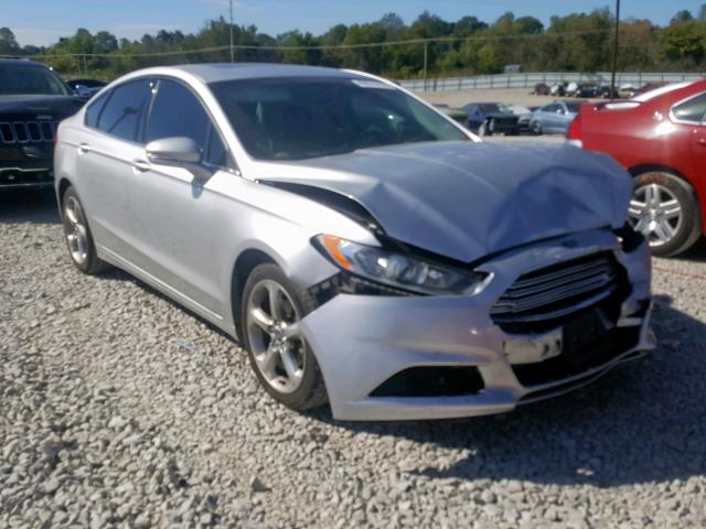 3FA6P0H72DR252416 - 2013 FORD FUSION SE SILVER photo 1