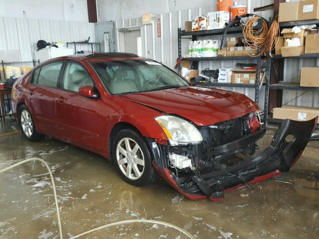 1N4BA41E54C832144 - 2004 NISSAN MAXIMA SE RED photo 1