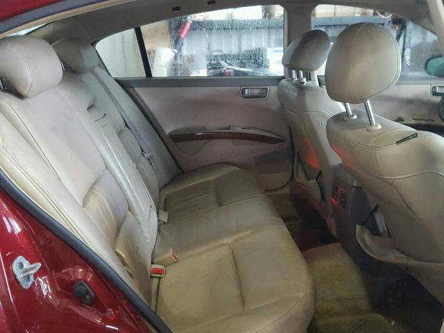 1N4BA41E54C832144 - 2004 NISSAN MAXIMA SE RED photo 6