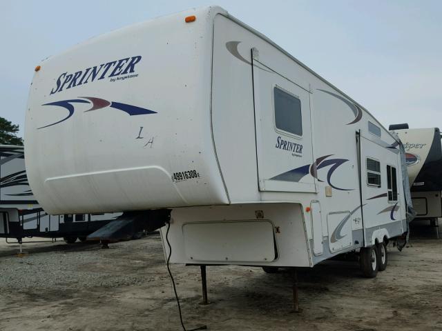 4YDF293285A217543 - 2005 KEYSTONE SPRINTER WHITE photo 2