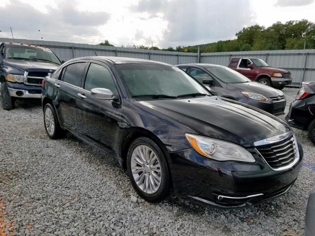 1C3BC2FG1BN610998 - 2011 CHRYSLER 200 LIMITE BLACK photo 1