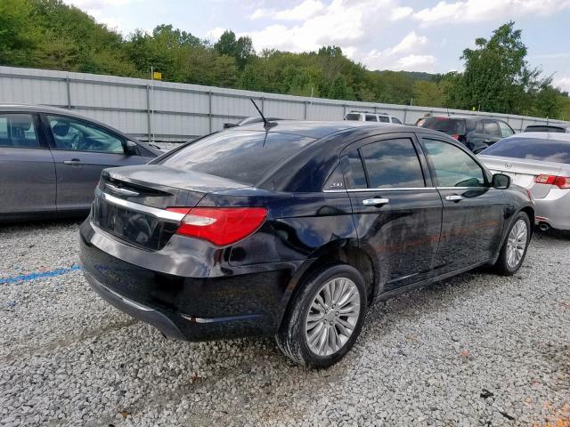 1C3BC2FG1BN610998 - 2011 CHRYSLER 200 LIMITE BLACK photo 4