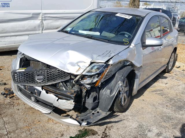 3N1AB6AP6BL664065 - 2011 NISSAN SENTRA 2.0 SILVER photo 2