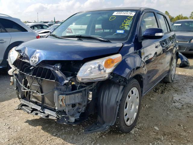 JTKKU4B40C1021037 - 2012 TOYOTA SCION XD BLUE photo 2