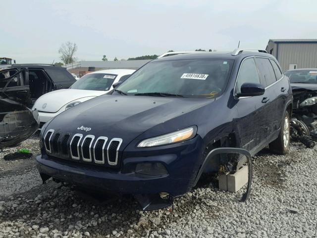 1C4PJMDS3EW257141 - 2014 JEEP CHEROKEE L BLUE photo 2