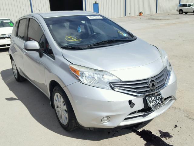 3N1CE2CP8EL361475 - 2014 NISSAN VERSA NOTE SILVER photo 1