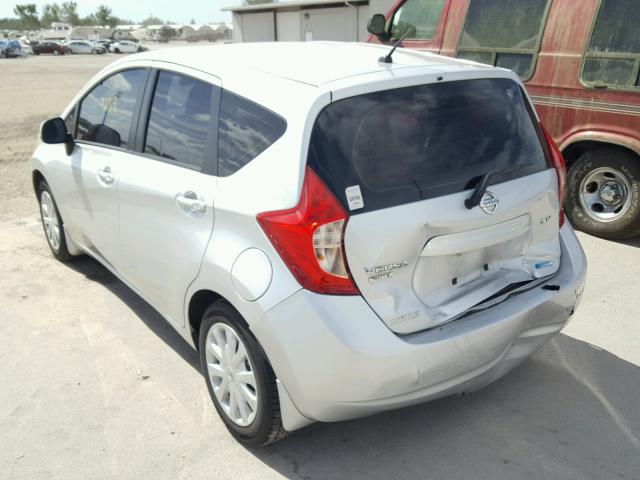 3N1CE2CP8EL361475 - 2014 NISSAN VERSA NOTE SILVER photo 3