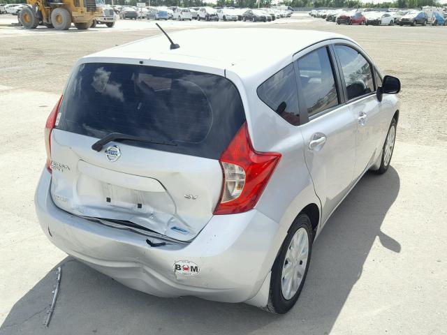 3N1CE2CP8EL361475 - 2014 NISSAN VERSA NOTE SILVER photo 4