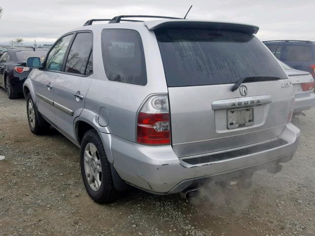 2HNYD18924H501676 - 2004 ACURA MDX TOURIN SILVER photo 3