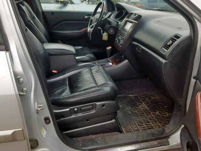 2HNYD18924H501676 - 2004 ACURA MDX TOURIN SILVER photo 5