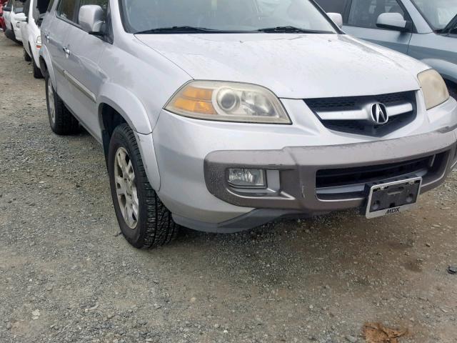 2HNYD18924H501676 - 2004 ACURA MDX TOURIN SILVER photo 9